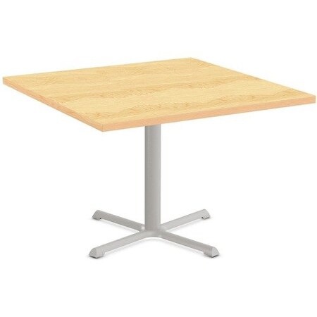 Special-T Table, Square, 42inx42inx29in, GrayBase/CremaMapleTop SCTSTAR24242GCM